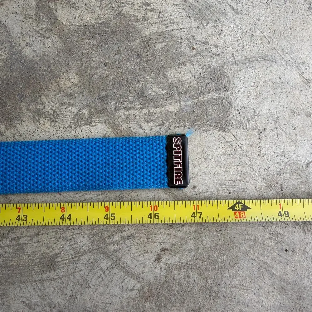 Vintage Spitfire Bighead Web skater Belt Blue One Size - Picture 7 of 8